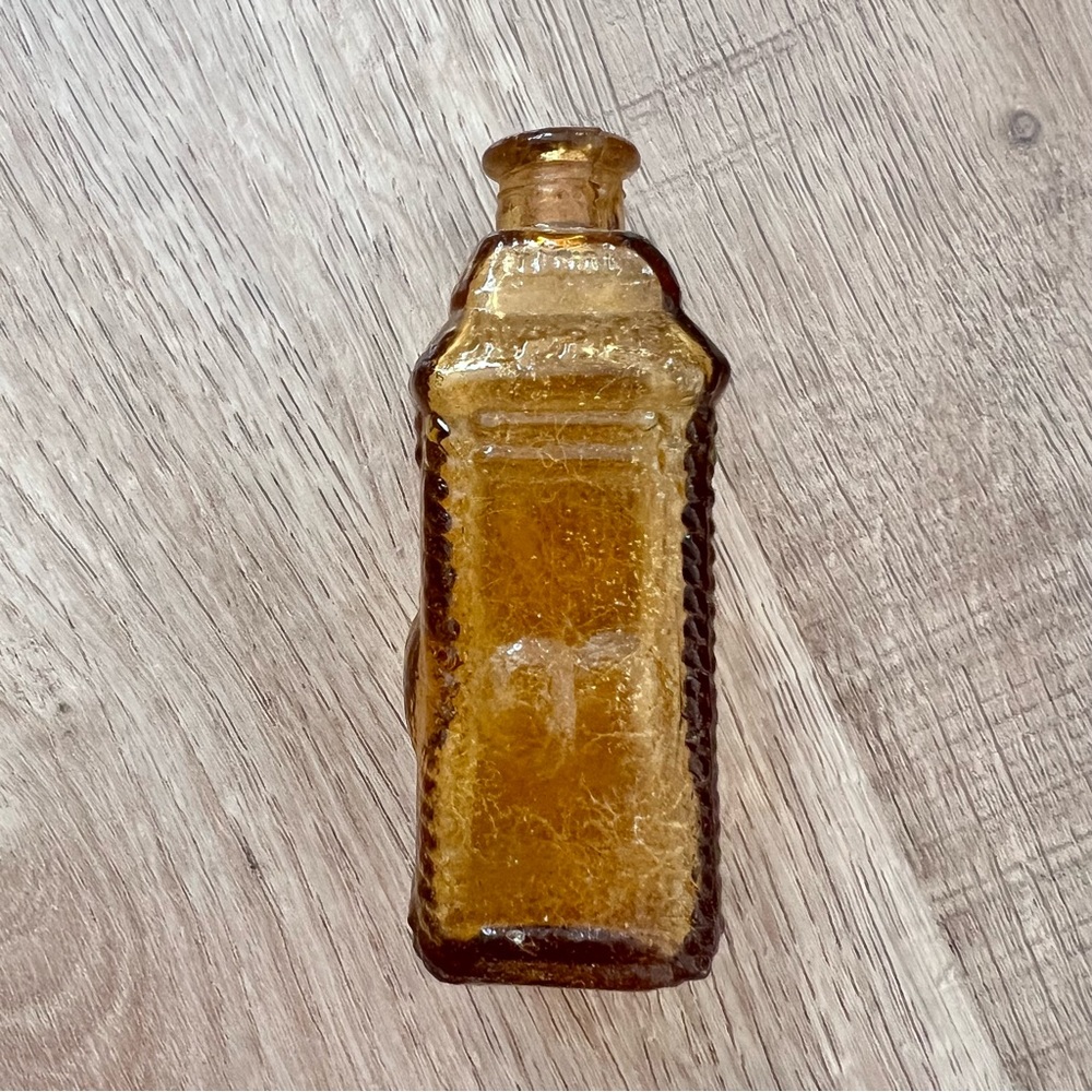 Vintage Phila Berrings‎ Apple Bitters Bottle Decanter Miniature Bottle Amber